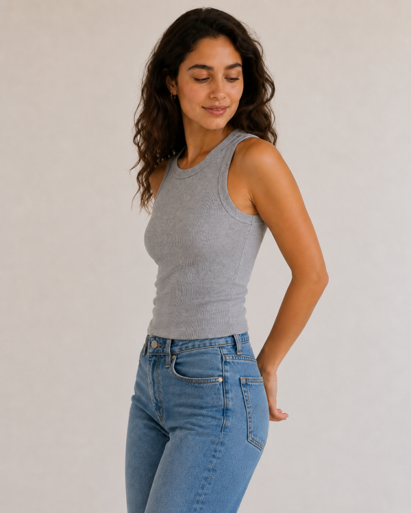 Producto - Musculosa Básica gris morley - 1
