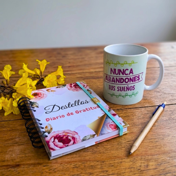 Producto - Diario de Gratitud + Taza personalizada - 1