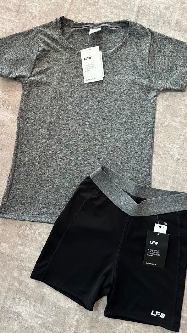 Producto - Short Lady Negro/Gris