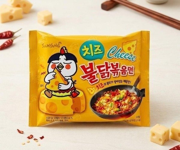 Producto - Ramen Buldak Picante Sabor Queso (130 gr)