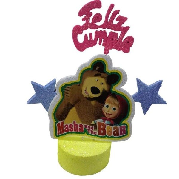 Producto - CENTRO DE TORTA MASHA Y EL OSO