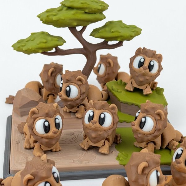 Producto - León con Playset de Sabana - 0