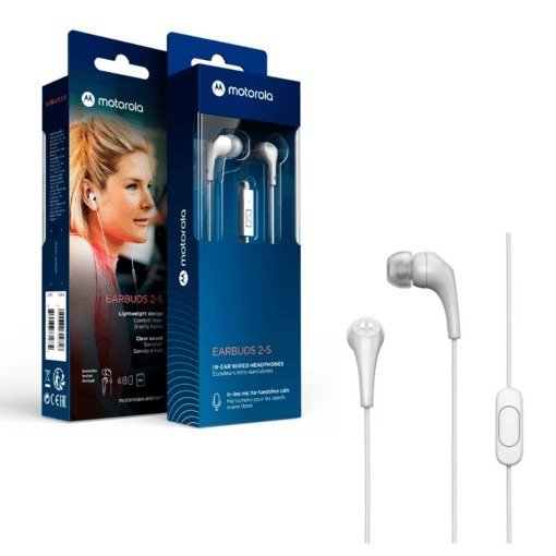 Producto - AURICULAR M. LIBRES MOTOROLA EARBUDS 2-S WHITE MB