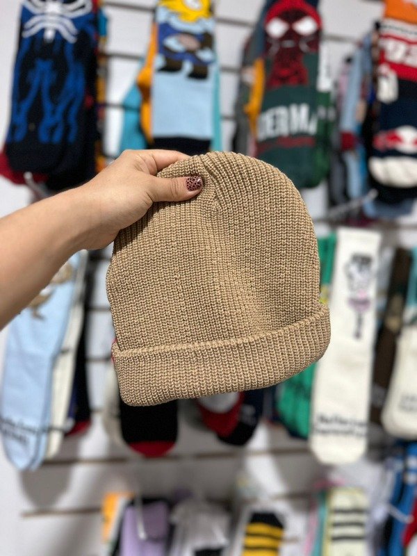 Producto - Beanie punto ingles marrón