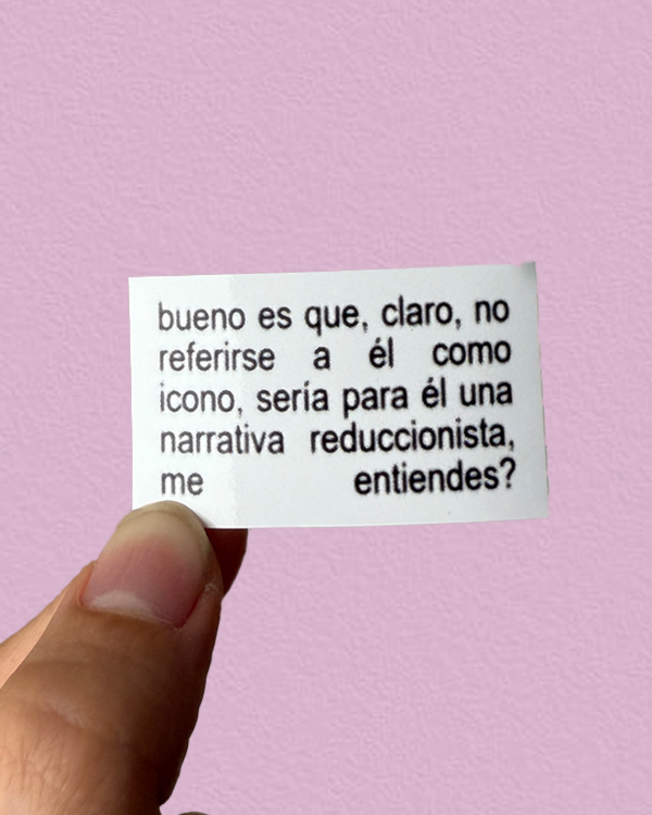 Producto - LA PERLA - Sticker Individual Rosalia