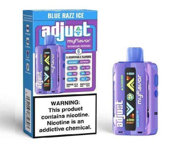 Producto - (POD DESCARTABLE) ADJUST 40K - BLUE RAZZ ICE