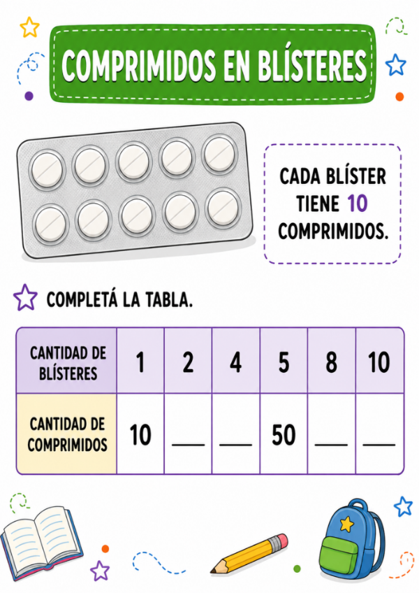 Producto - PROPORCIONALIDAD EN TABLAS: Actividades con apoyo visual - 10