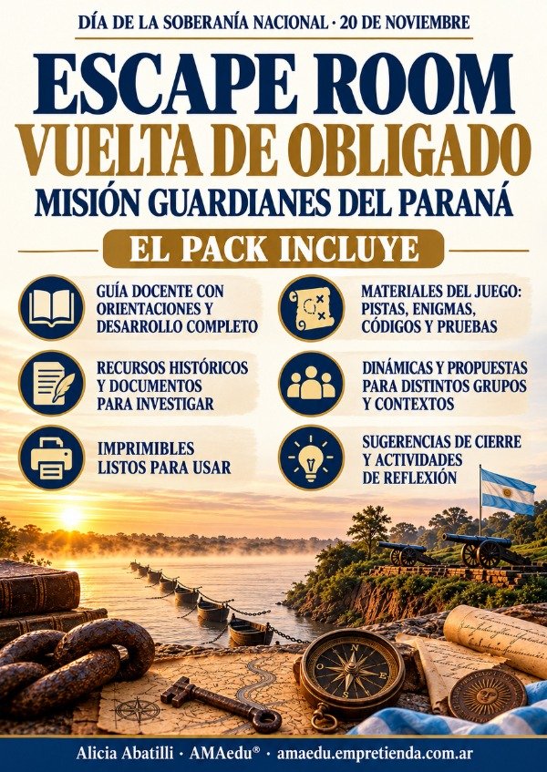 Producto - Escape Room VUELTA DE OBLIGADO - Guardianes del Paraná - 2
