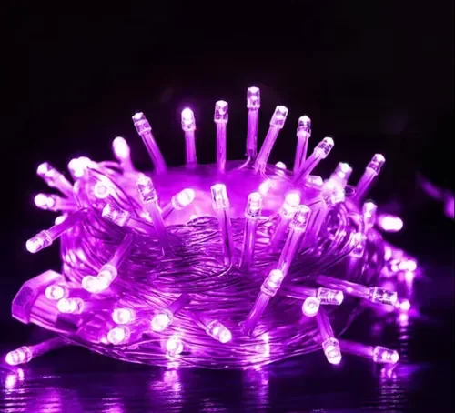 Producto - Guirnalda de 100 Luces Led 9mts aprox Violeta