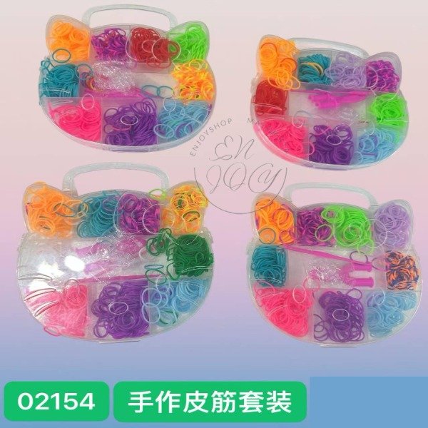 Producto - KIT GOMITA PULSERA BANDAS ELASTICAS GATO