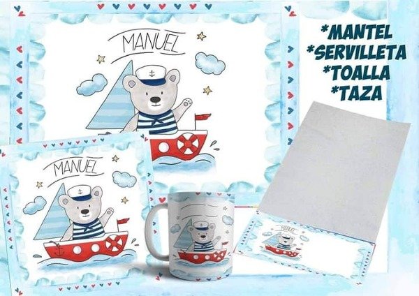 Producto - SETS DE JARDÍN - OSITO MARINERO