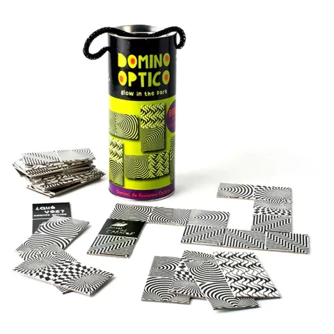 Producto - Domino Optico Fluorescente - Ilusiones Opticas