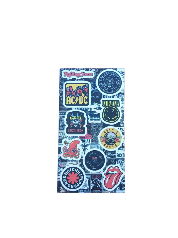 Producto - PLANCHA STICKERS - ROCK INTERNACIONAL II
