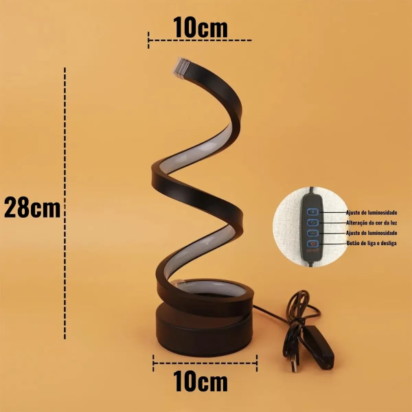 Producto - Lámpara espiral con USB - 2