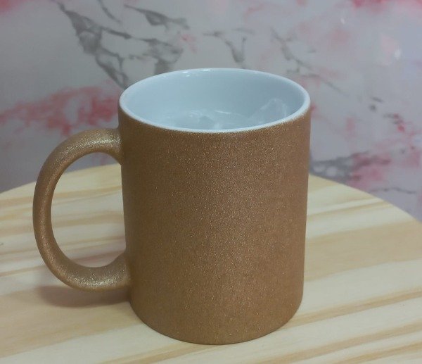Producto - TAZA GLITTER -DORADO-