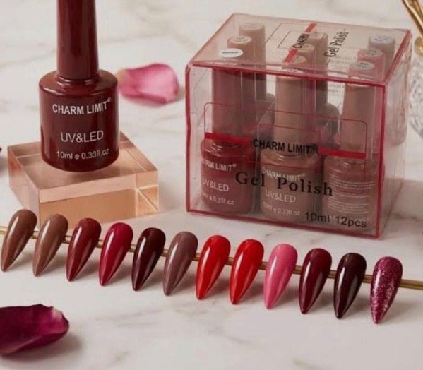 Producto - Coleccion de 12 esmaltes semi charm super oferta