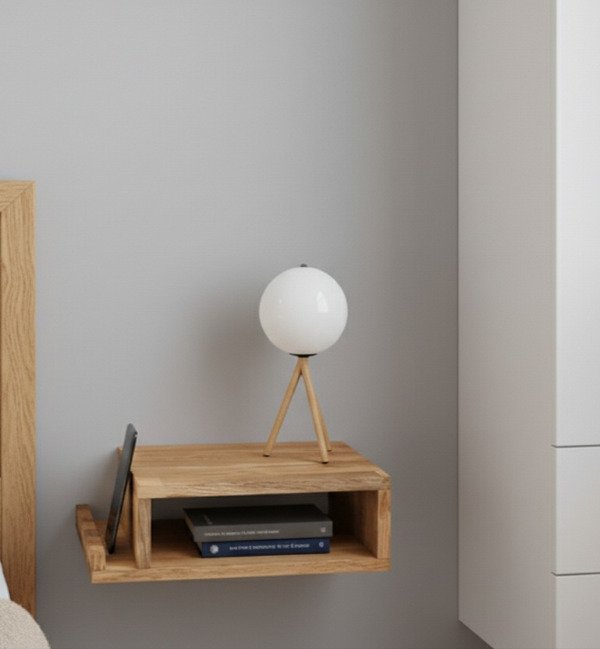 Producto - MESA FLOTANTE CON ESTANTE LATERAL