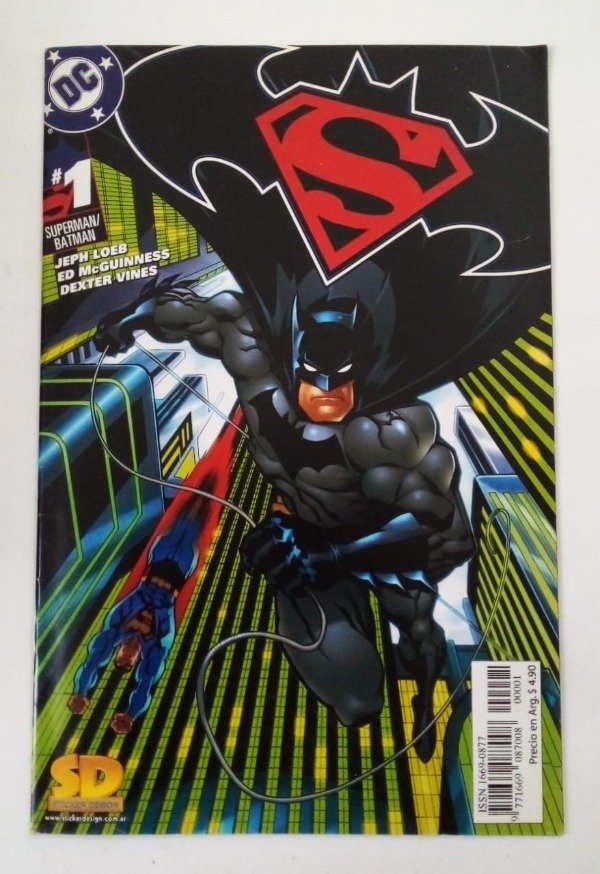Producto - Superman Batman #1 - Loeb McGuinness - SD DC Comics 2006