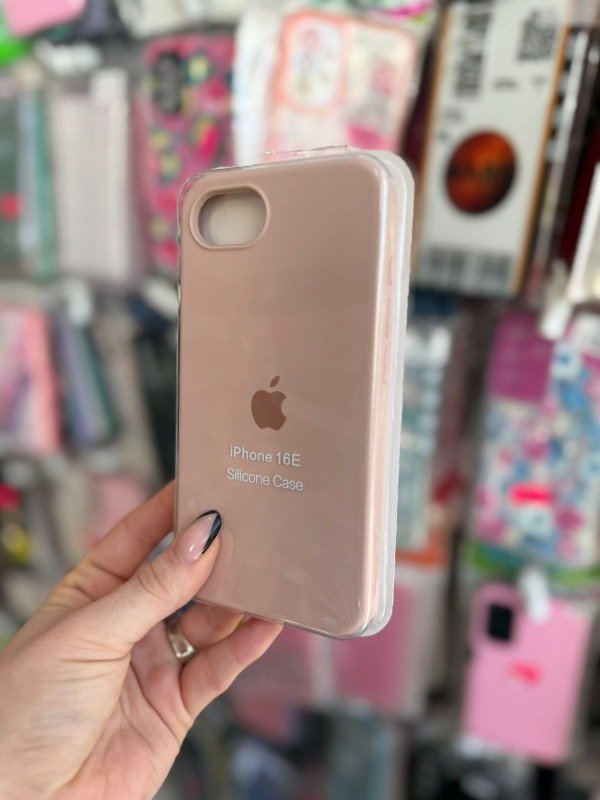 Producto - Silicone case Iphone 16e nude blush