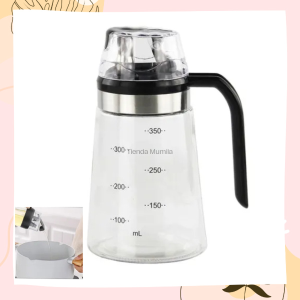 Producto - Envase dosificador vidrio Diseño Antiderrame aceite / escencias / vinagre