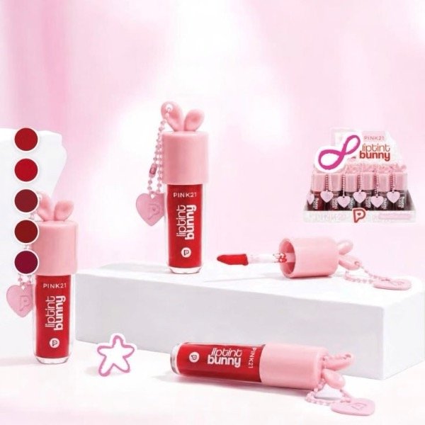 Producto - Tinta labial bunny con llaverito pink21 - 1
