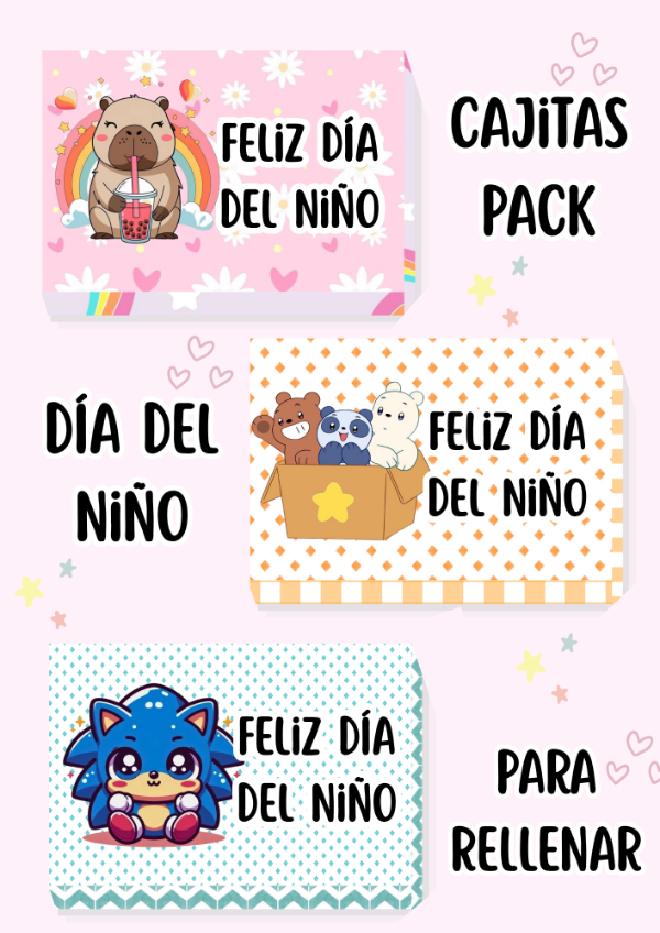 Producto - Cajitas bomboneras pack x 5 und surt - 1