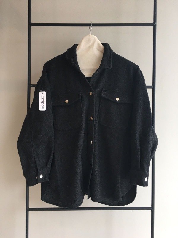 Producto - CAMISACO PAÑO NEGRO