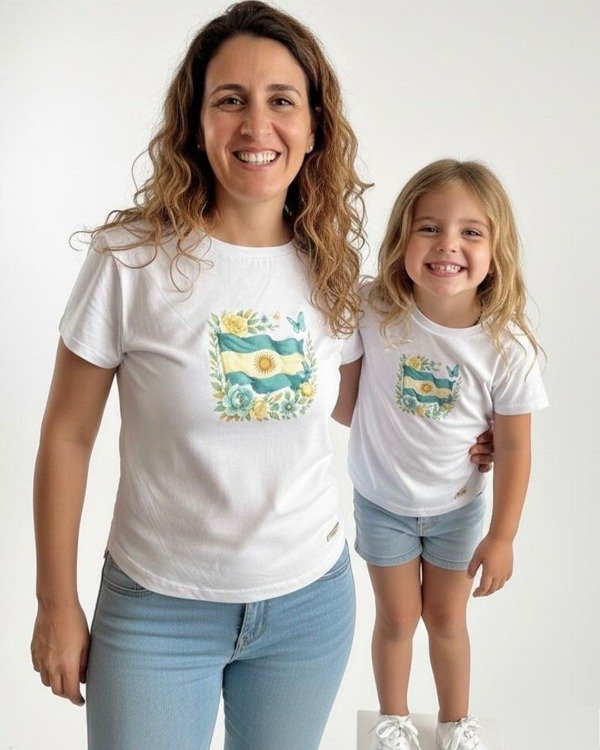 Producto - Remera de Algodón Blanca -  Argentina - 0