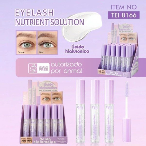 Producto - MASCARA PESTAÑA TRANSPARENTE TEI ACIDO HIALURONICO TEI8166