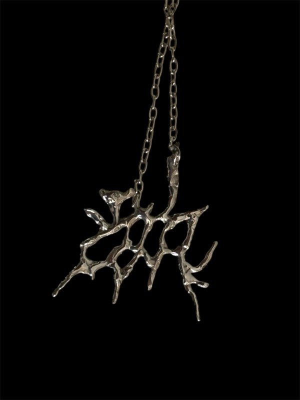 Producto - Collar organico - alpaca/bronce