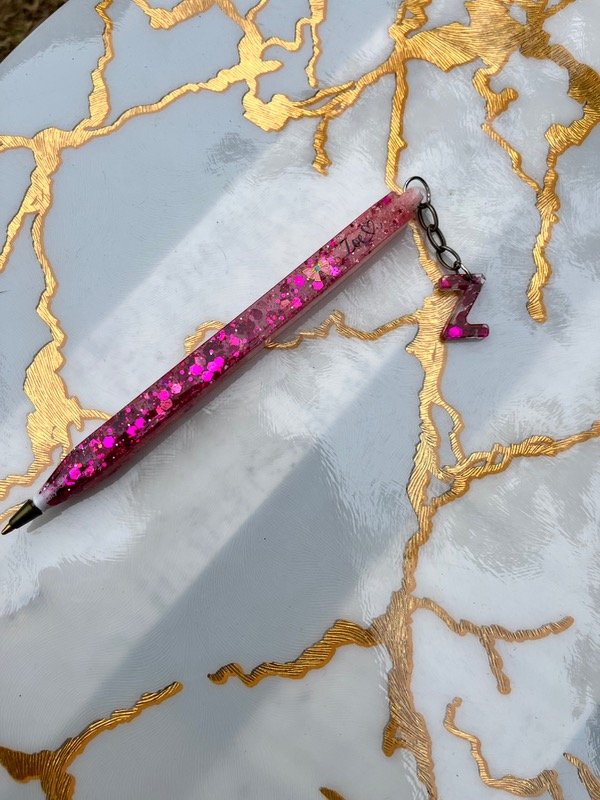 Producto - Lapicera inicial y glitter
