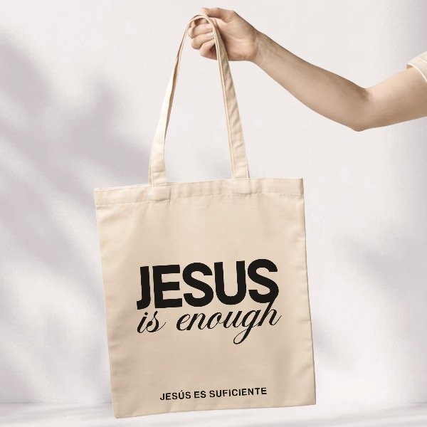 Producto - Tote Bag "Jesús es suficiente"