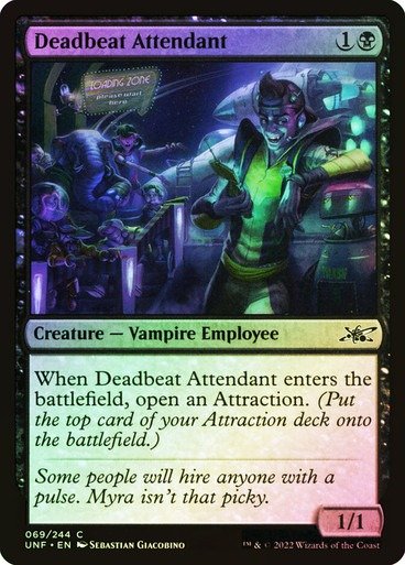 Producto - Deadbeat Attendant Foil  Unfinity