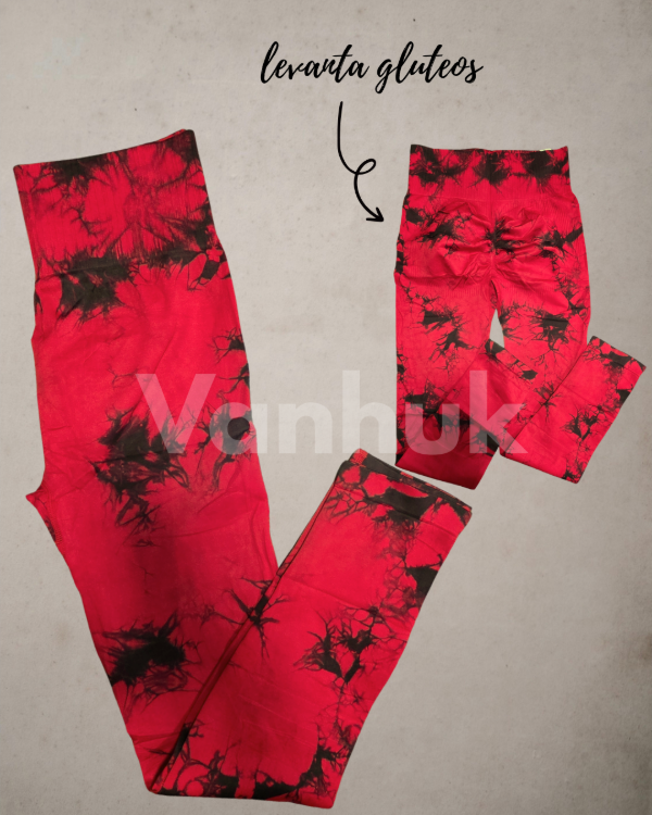 Producto - Calza seamless Batick Rojo/Negro DP98201 - 3