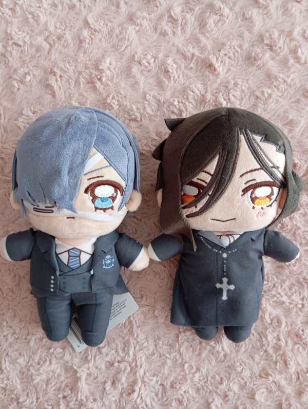 Producto - Ciel y Sebastián Plushies Originales - Stock inmediato