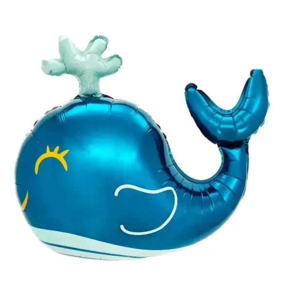 Producto - Globo Ballena Azul x80cm