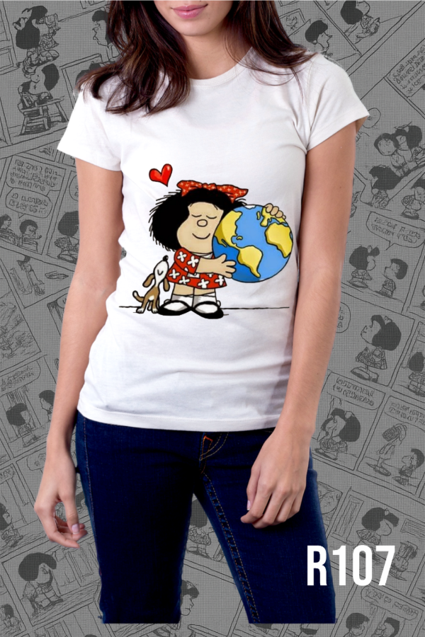 Producto - REMERA MAFALDA MUNDO