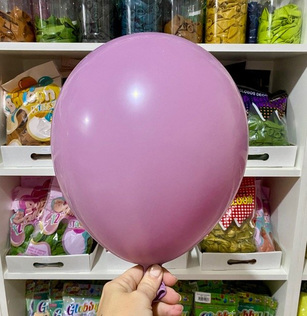 Producto - GLOBO GLOBBY 12" VINTAGE MALVA X 25 UNID.