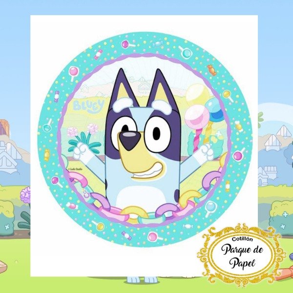 Producto - Platos Bluey (x10 u.)