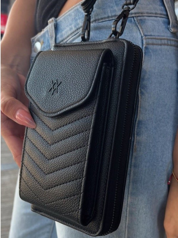 Producto - Porta celular Amayra negro a