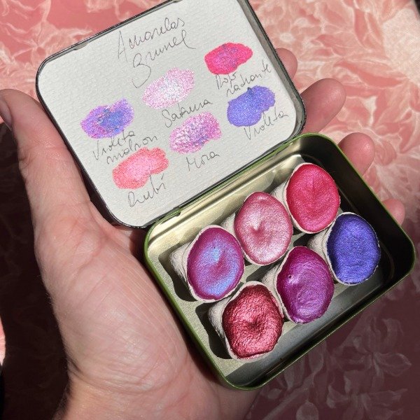 Producto - Paleta de 6 metalizados rosas