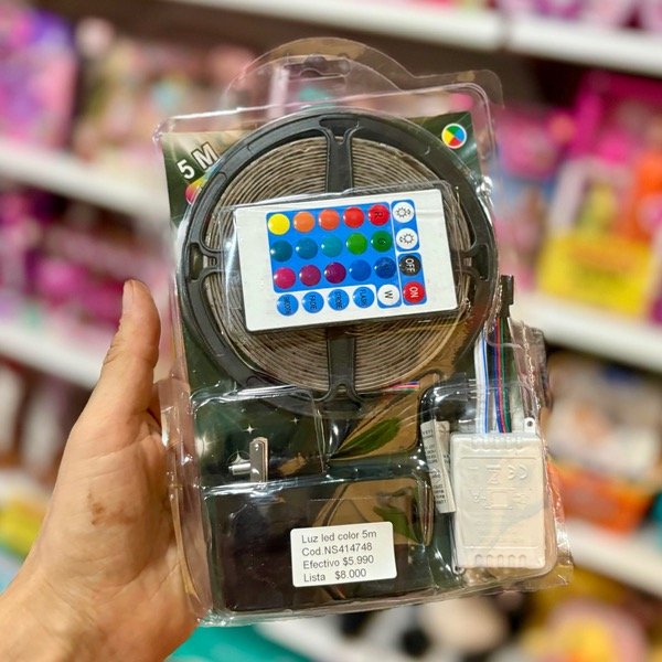 Producto - Rollo Luz LED Color 5M 410477