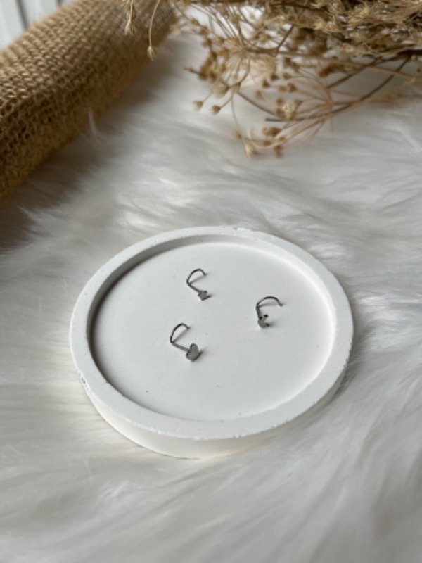 Producto - Piercings nostril formitas luna, corazón y Estrella