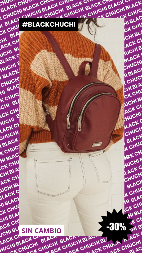 Producto - Mochila Zaiko bordo [SIN CAMBIO]