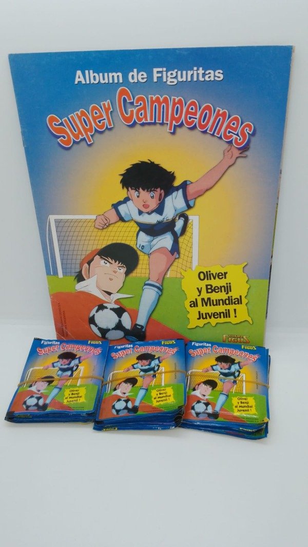 Producto - Álbum vacío + sobres - Supercampeones