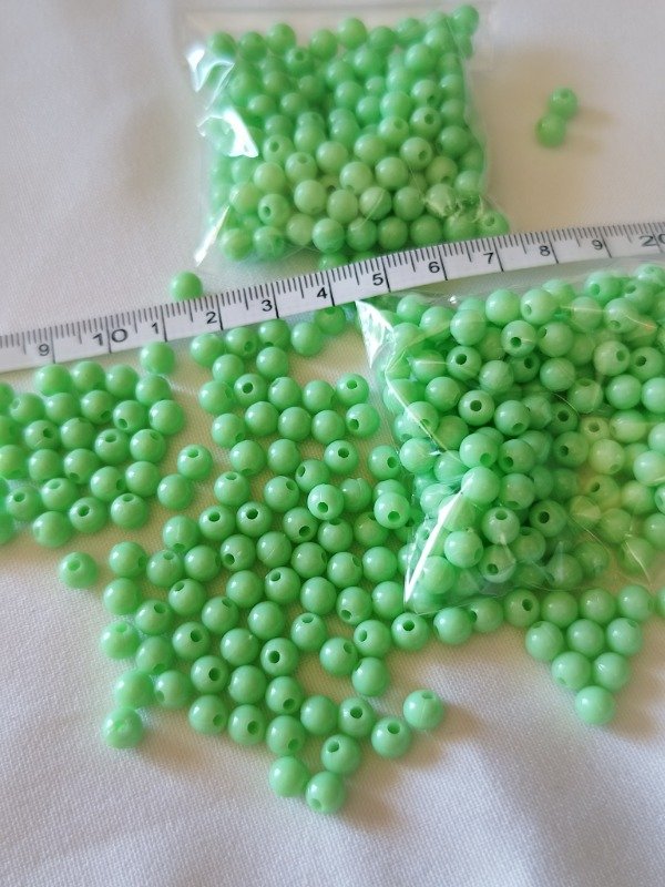 Producto - Bolitas verde agua 6 mm