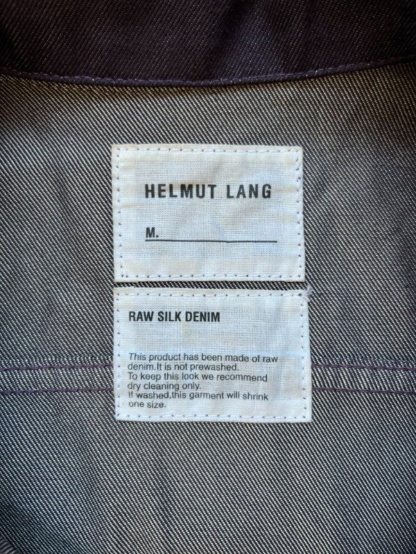 Producto - Helmut Lang Raw Slik Denim Jacket - 4
