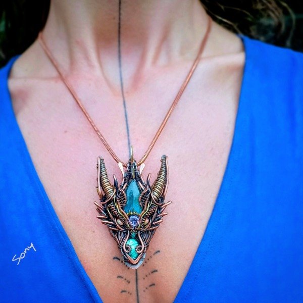 Producto - Cabeza de dragón reversible