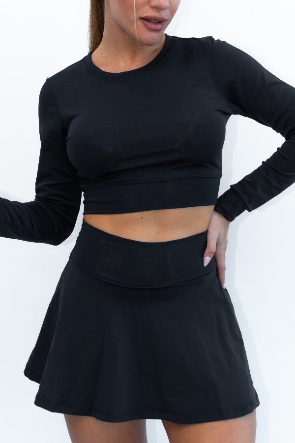 Producto - Pollera Short Tenis Negra