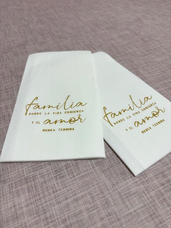 Producto - Servilletas Familia Dorado